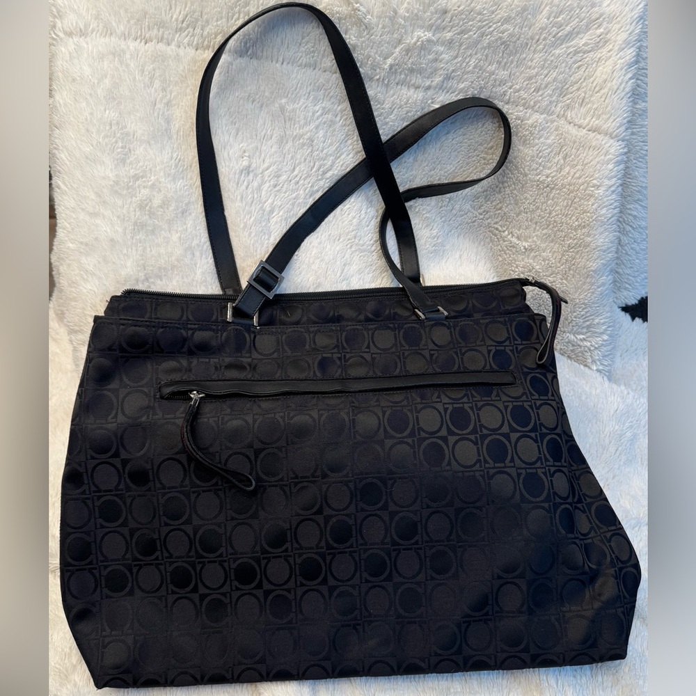 EUC Vintage Salvatore Ferragamo Jacquard Gancini Bag - Picture 10 of 13